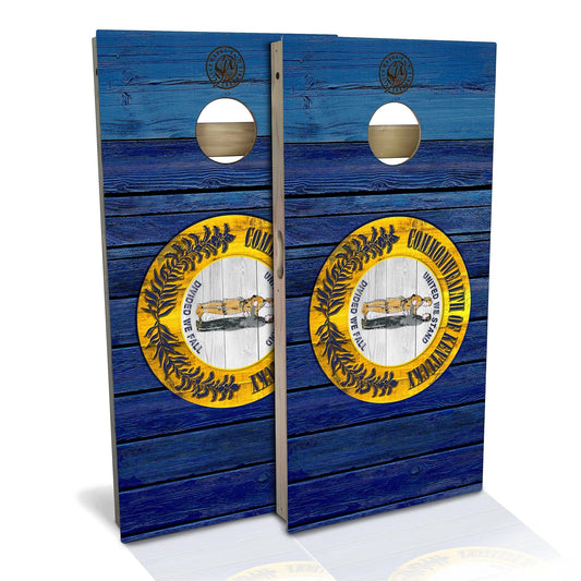 Kentucky Flag Cornhole Boards