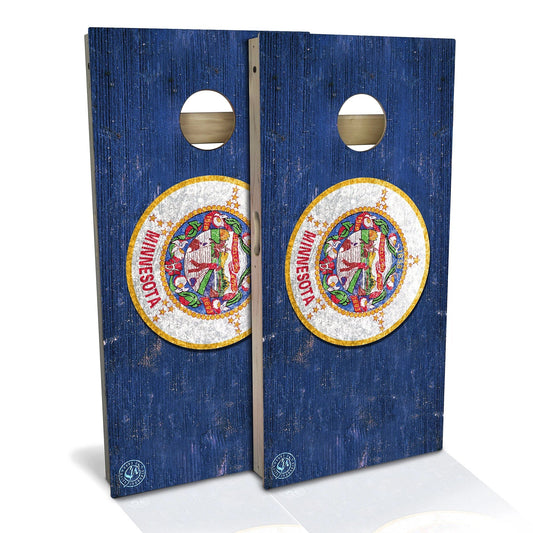 Minnesota Flag Cornhole Boards