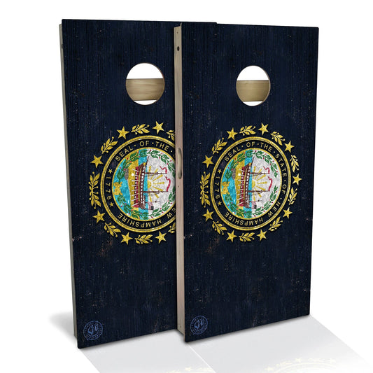 New Hampshire Flag Cornhole Boards