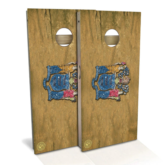 New Jersey Flag Cornhole Boards
