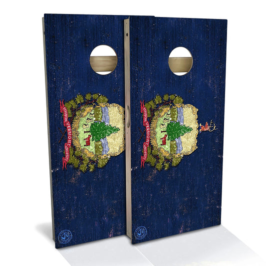 Vermont Flag Cornhole Boards