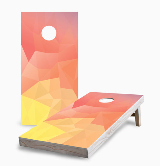 Sunrise Mosaic Cornhole Boards