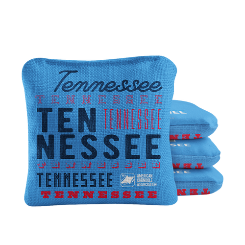 Gameday Tennessee Football Synergy Pro Light Blue Cornhole Bags