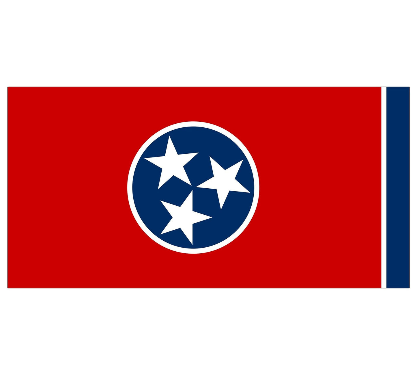 Tennessee State Flag poolmat closeup