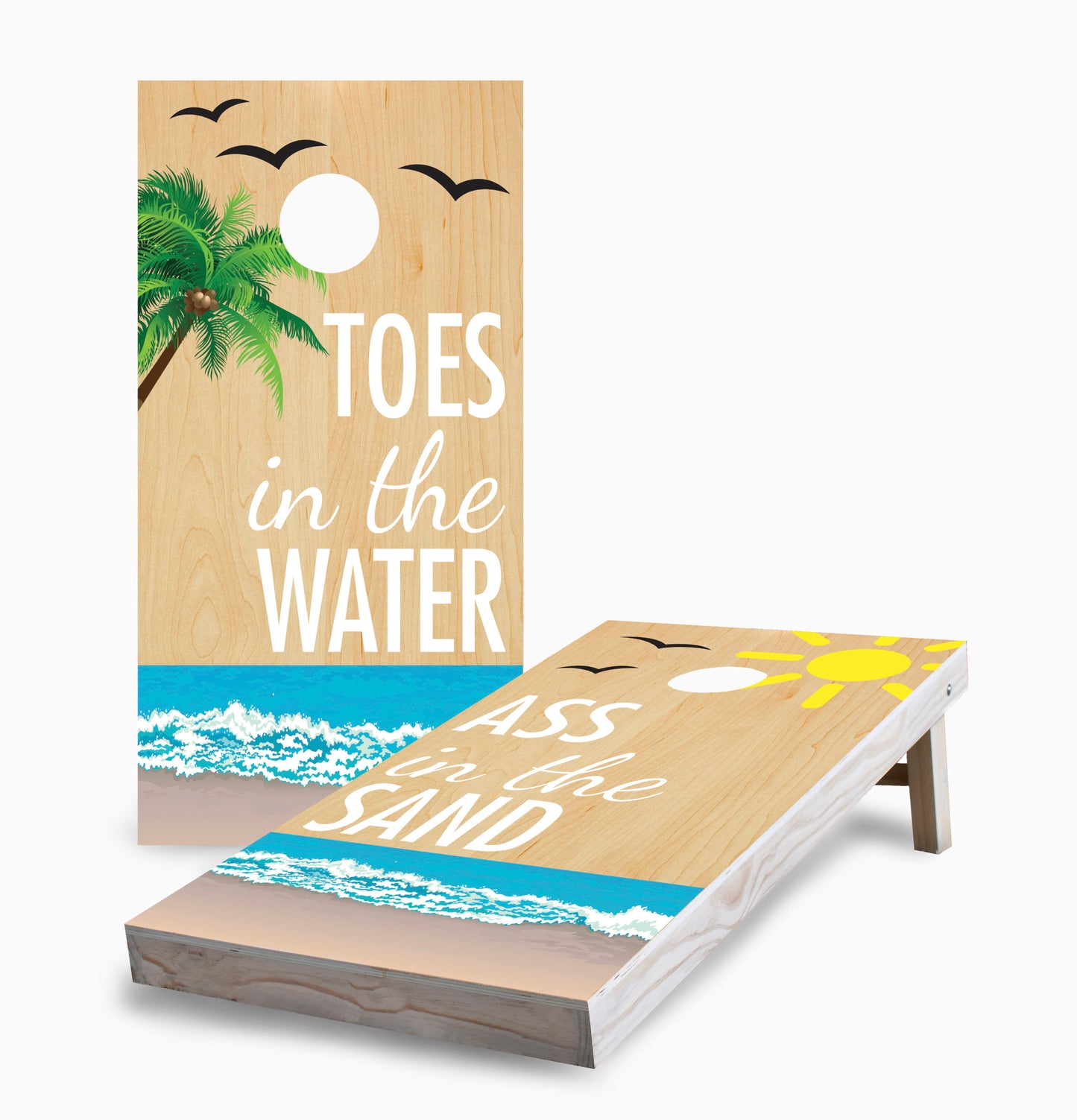 Toes in the Water Cornhole Boards