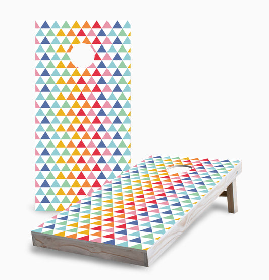 Triangle Pattern Cornhole Boards