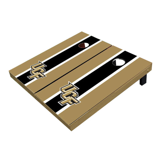 Central Florida UCF Golden Knights Black And Gold Matching Long Stripe Cornhole Boards