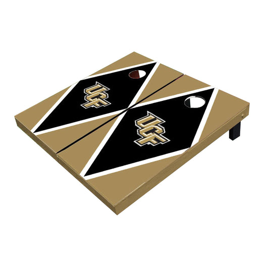 Central Florida UCF Golden Knights Black And Gold Matching Diamond All-Weather Cornhole Boards