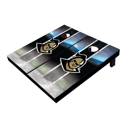 Central Florida UCF Golden Knights "Knightro" Field Long Stripe Matching Black All-Weather Cornhole Boards