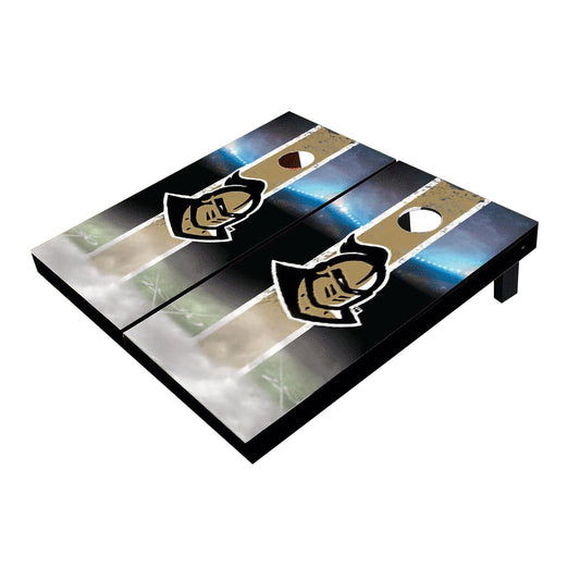 Central Florida UCF Golden Knights "Knightro" Field Long Stripe Matching Gold All-Weather Cornhole Boards