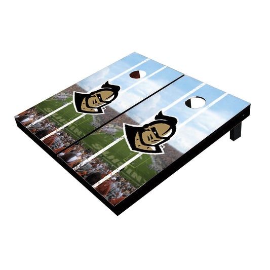 Central Florida UCF Golden Knights "Knightro" Stadium Long Stripe All-Weather Cornhole Boards