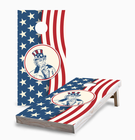 Uncle Sam Cornhole Boards