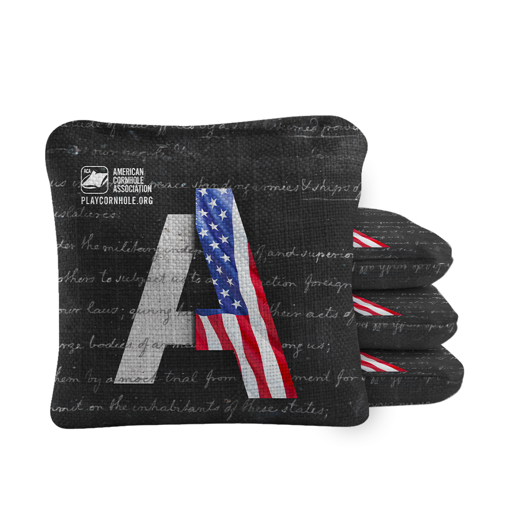 USA Flag Constitution Synergy Pro Cornhole Bags