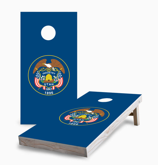 Utah State Flag Cornhole Boards