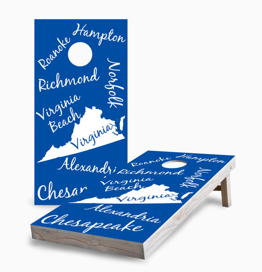 Virginia State Pride Cornhole Boards