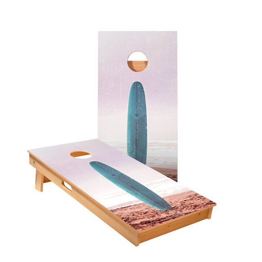 Vintage Surf Board Cornhole Boards