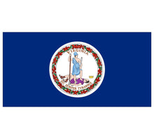 Virginia State Flag poolmat closeup
