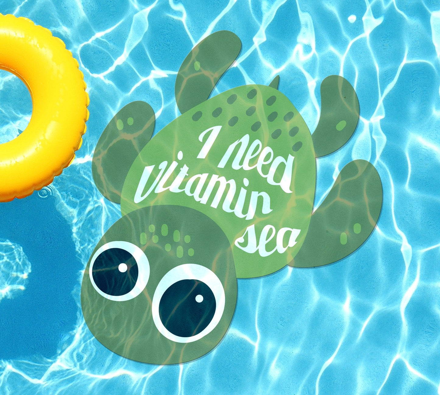 Vitamin Sea Poolmat from above