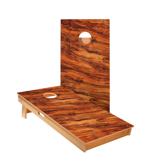 Wavy Wood Cornhole Boards