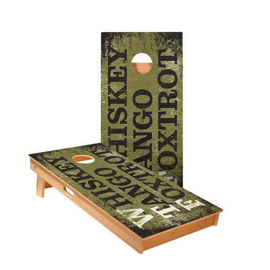 Whiskey Tango Foxtrot Cornhole Boards