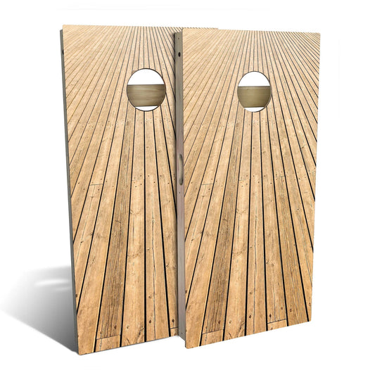 Boardwalk Wood Weatherproof Cornhole Boards