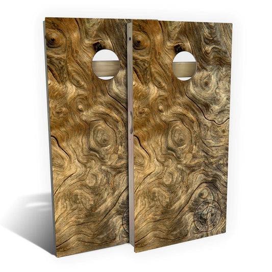 Buckeye Burlwood Cornhole Boards