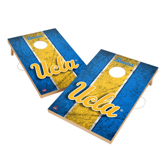 Vintage University of California Los Angeles Bruins Solid Wood 2x3 Cornhole Set
