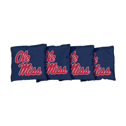 Ole Miss Rebels Blue Cornhole Bags