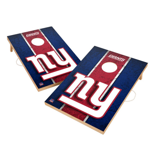 Vintage New York Giants NFL Solid Wood 2x3 Cornhole Set