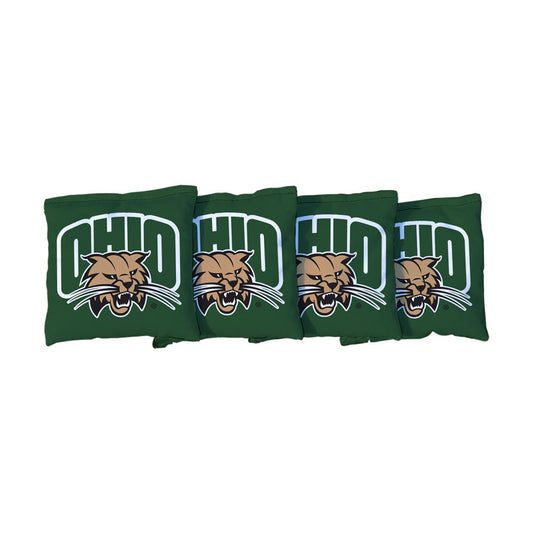 Ohio University Green Cornhole Bags