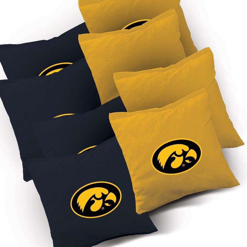 Iowa Hawkeyes Striped team logo bags