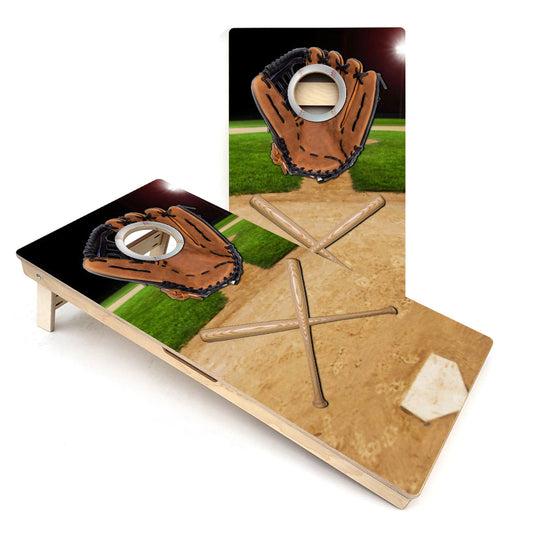 Baseball Bats Cornhole Boards