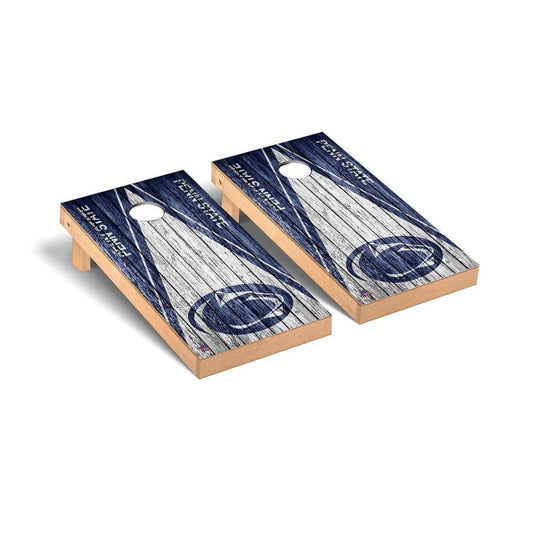 Penn State Nittany Lions Cornhole Board Set - Triangle Weathered Version