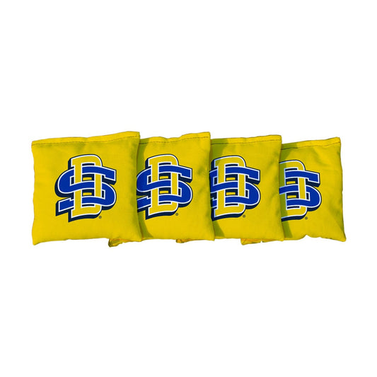 South Dakota State Jackrabbits Yellow Cornhole Bags