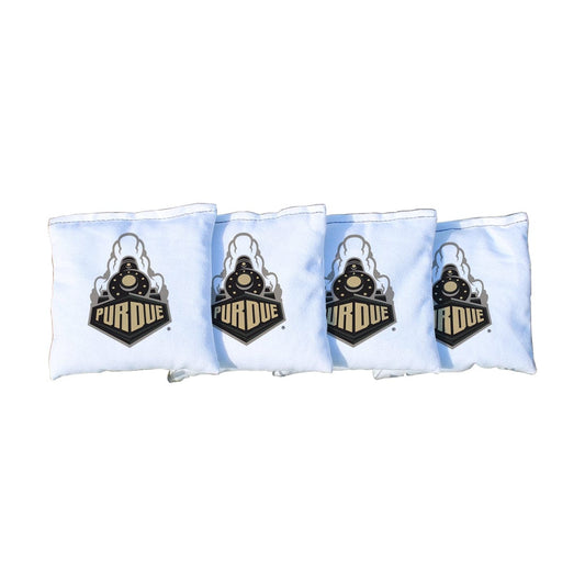 Purdue Boilermakers White Cornhole Bags