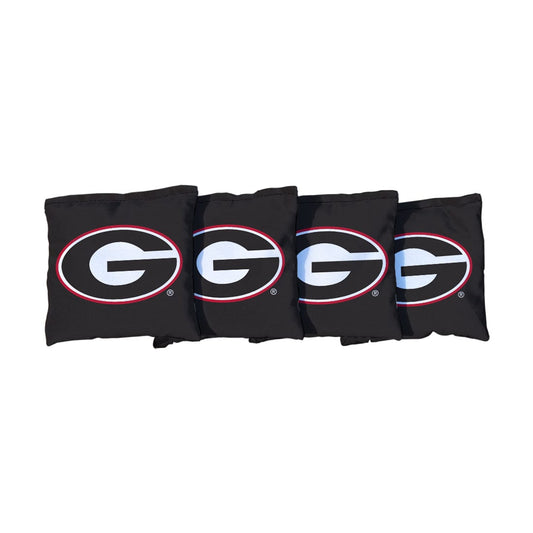Georgia Bulldogs Black Cornhole Bags
