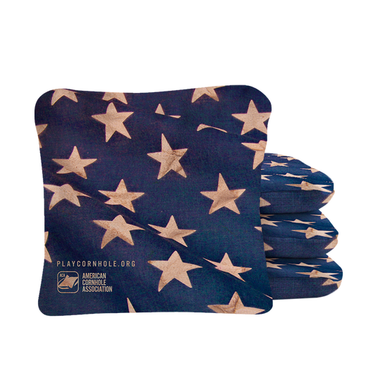 Cloth American Flag Synergy Pro Blue Cornhole Bags
