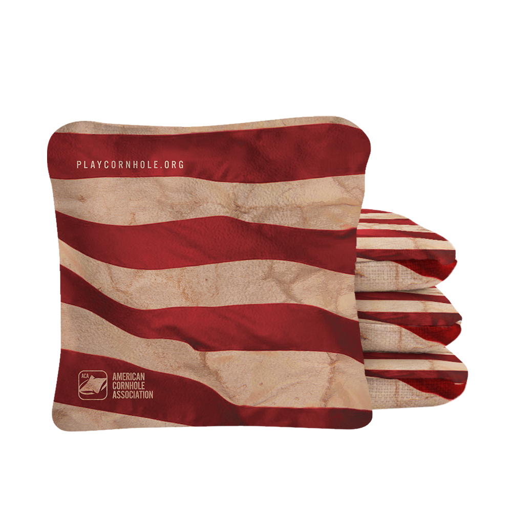 Cloth American Flag Synergy Pro Red Cornhole Bags