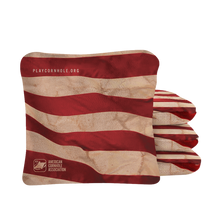 Cloth American Flag Synergy Pro Red Cornhole Bags
