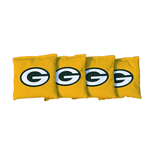 Green Bay Packers NFL Football Yellow Cornhole Bags