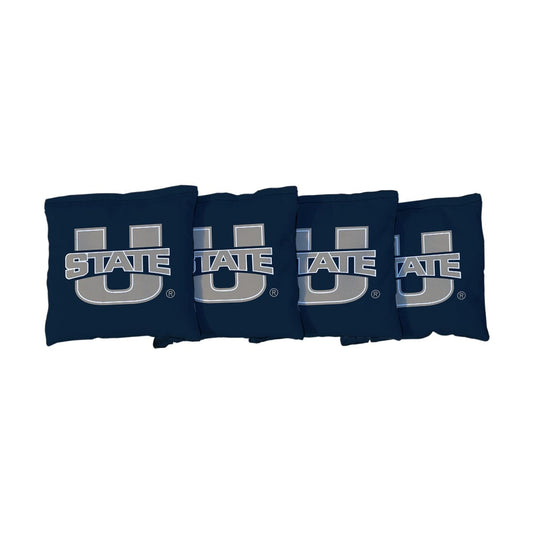 Utah State University Aggies Blue Cornhole Bags