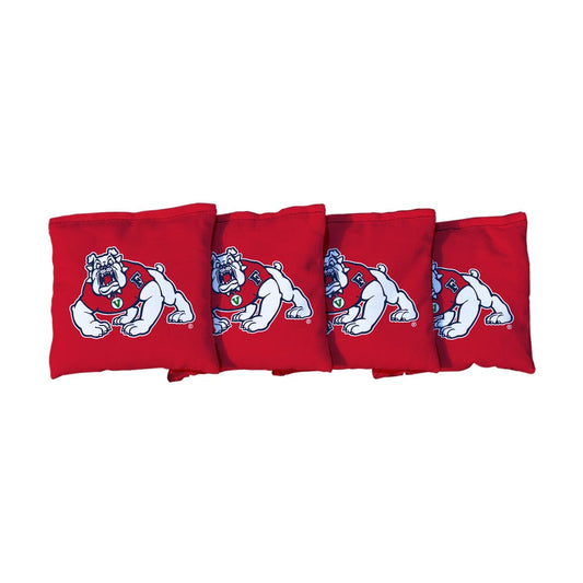 Fresno State Bulldogs Red Cornhole Bags