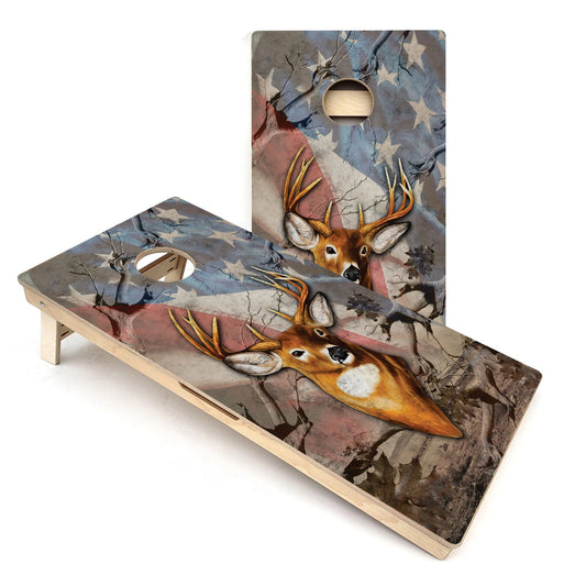 Deer Head Cornhole Boards