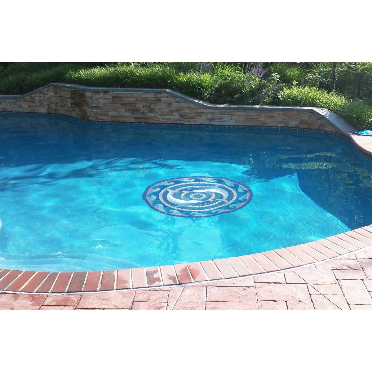 Customized Pool Mats Monogrammed Pool Mat | Custom Decorative Pool Mat | Skip's Garage