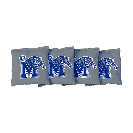 Memphis Tigers Gray Cornhole Bags