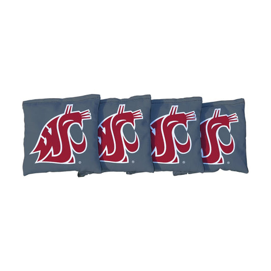 Washington State WSU Cougars Grey Cornhole Bags