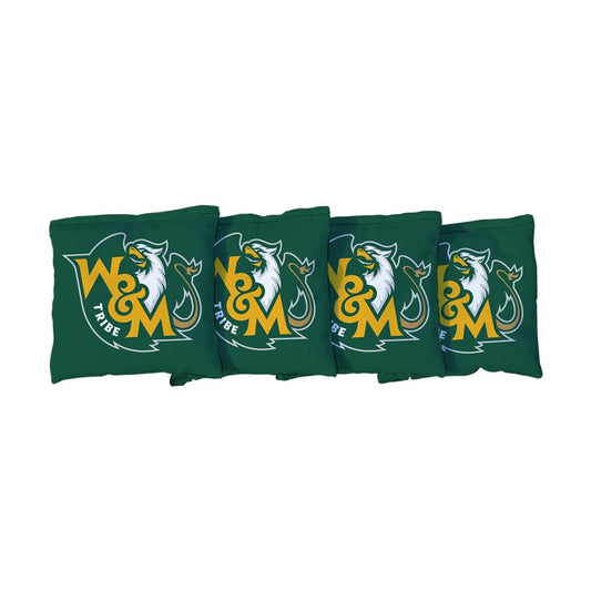 College of William & Mary Tribe Green Cornhole Bags