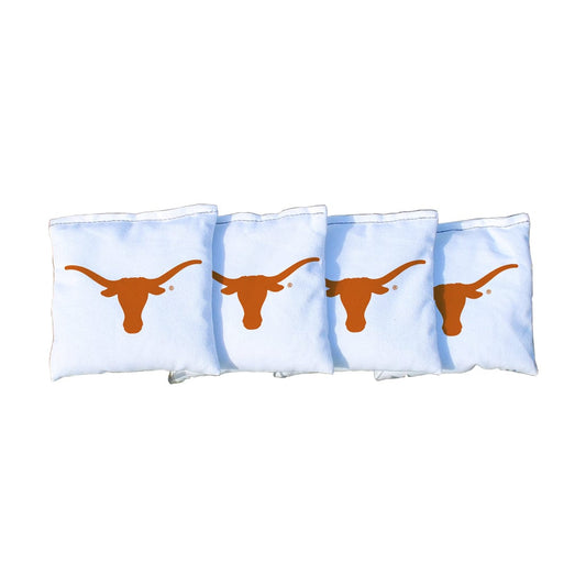 Texas Longhorns White Cornhole Bags