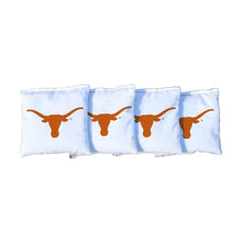 Texas Longhorns White Cornhole Bags
