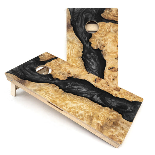 Black Epoxy Cornhole Boards